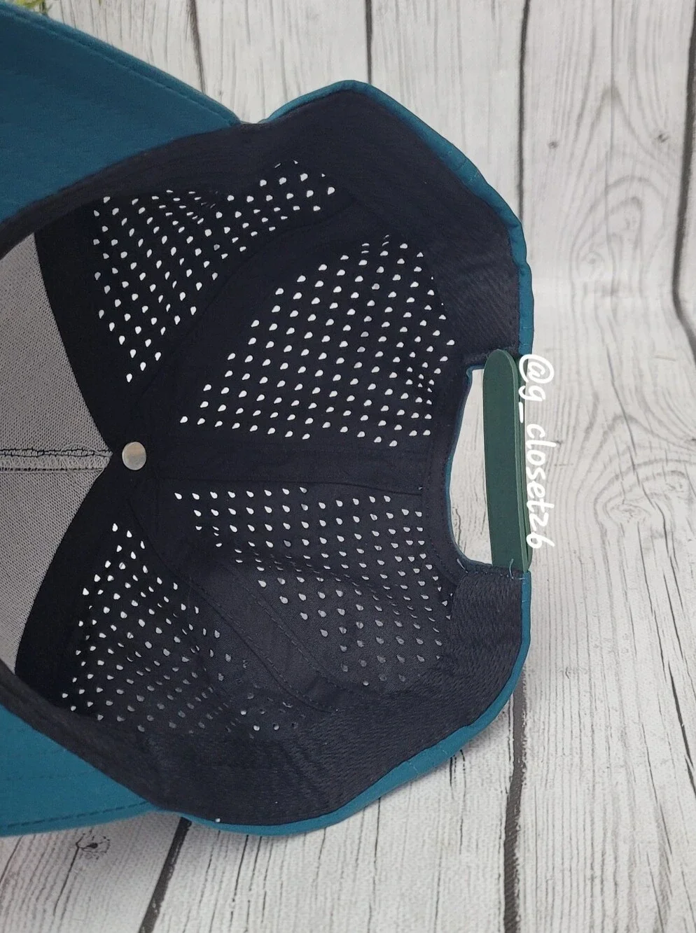 Golf House Academy Snapback Teal Embroidered Trucker Hat